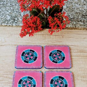 Handpainted coaster set#2