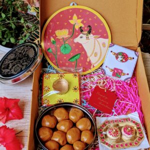 Pichwai Art Inspired Rakhi-Hamper #2