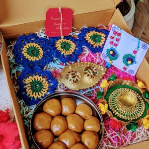 Crochet Inspired Rakhi-Hamper