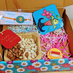 Handpainted Single Rakhi-Hamper