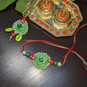 Crochet Rakhi Pair #6