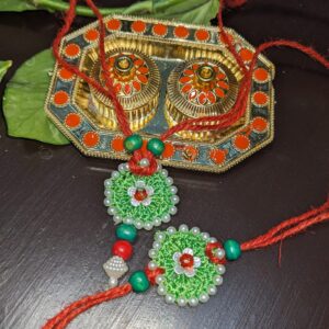 Crochet Rakhi Pair #7