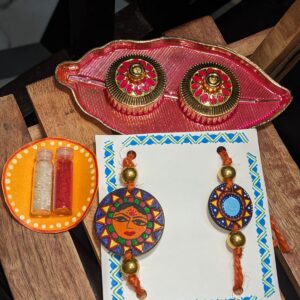 Madhubani Rakhi Pair #4