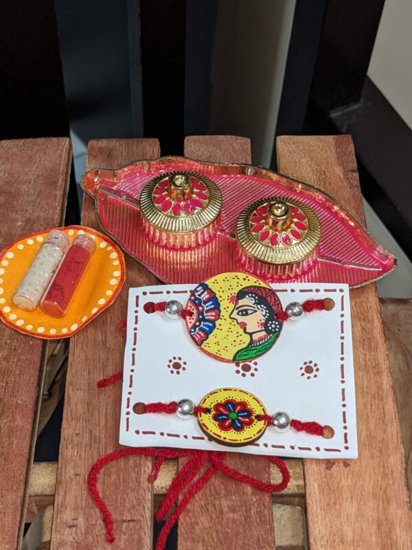 Madhubani Rakhi Pair #2