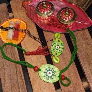 Mandala Rakhi Pair