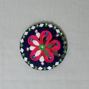 Magenta Flower Fridge Magnet