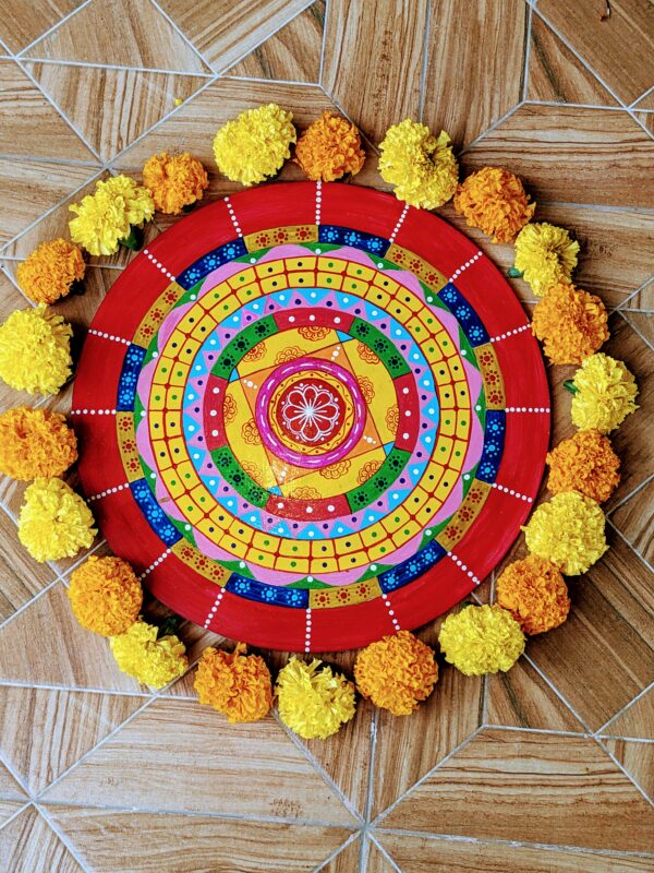 Pattern design Rangoli, Rangoli, handpainte, diwali decor, door decor, mdf decor, folkart, handpainted rangoli, folkstyle,home decor