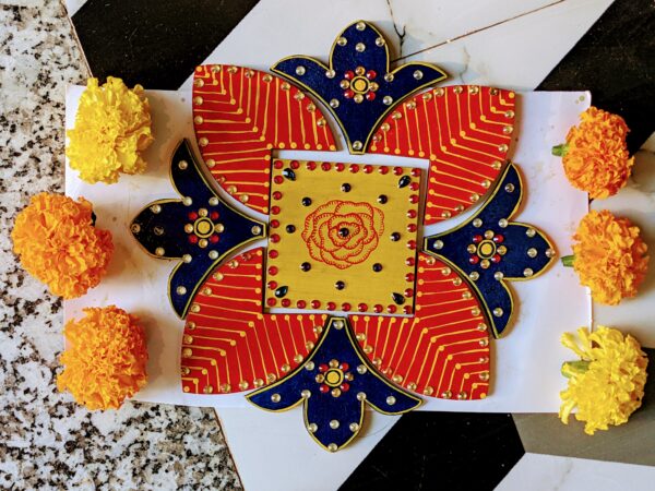 MDF Flower Rangoli